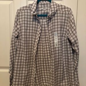 button up flannel shirt